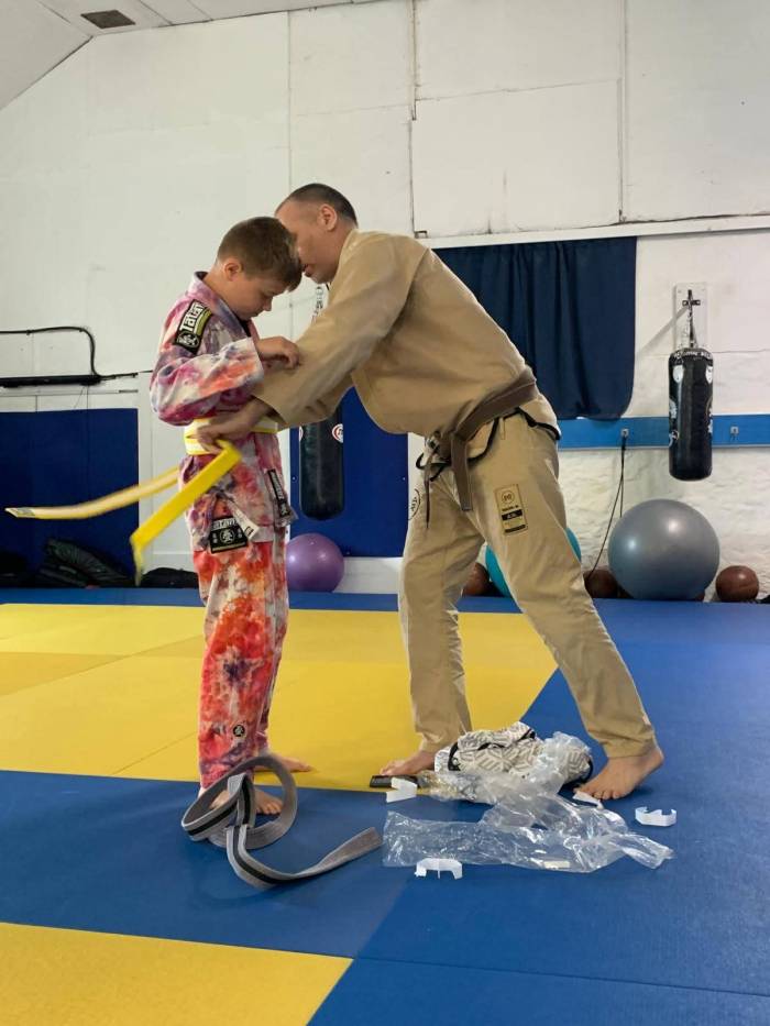 Yellow belt · August 5, 2025 · Promoted by Matthew Dodkins