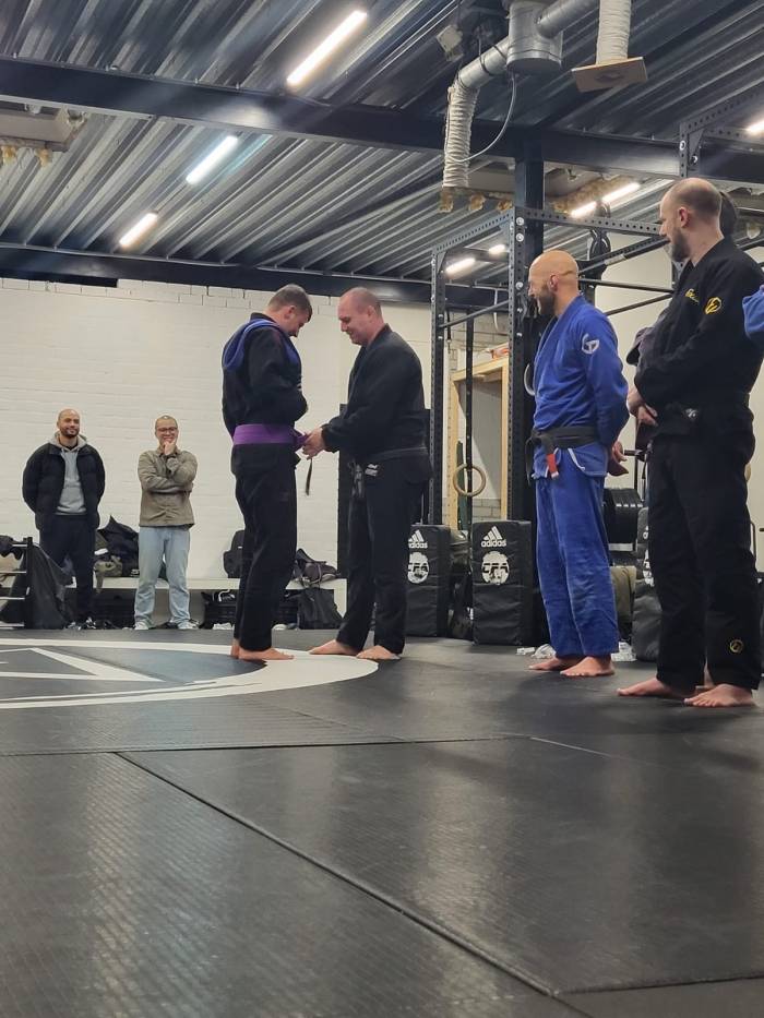 Purple belt promotion