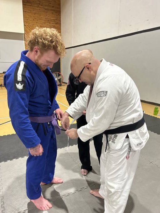 Purple belt · July 12, 2024 · Promoted by Drew Donovan