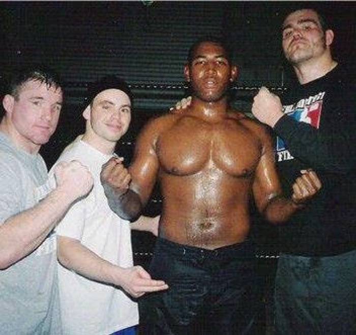 Matt Hughes, Jens Pulver, Me, Tim Silvia, Hawaii, circa 2001 or so.