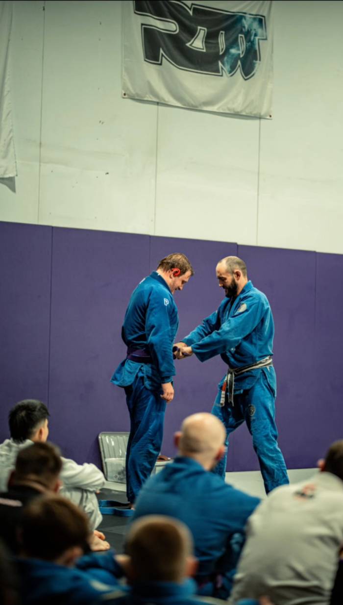 Purple belt · July 15, 2024 · Promoted by Rob Taylor