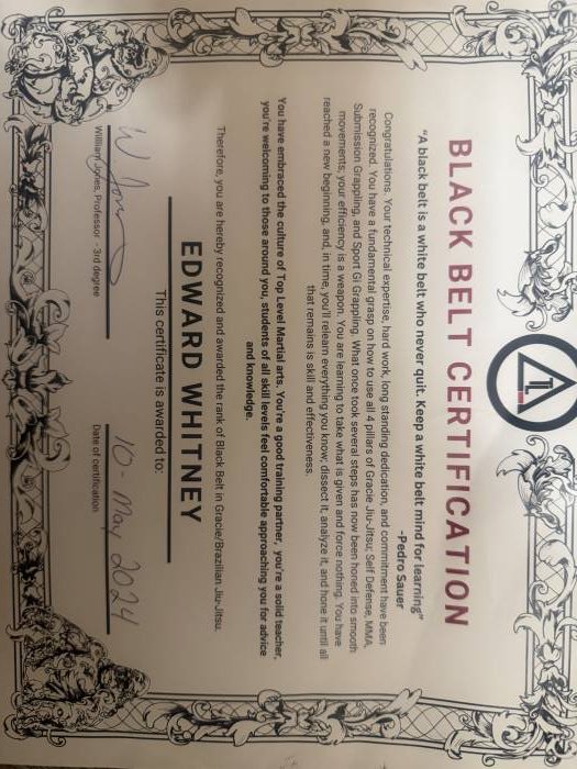 White belt · November 10, 2014