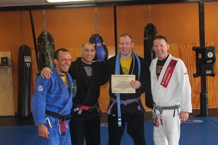 Purple belt promotion
