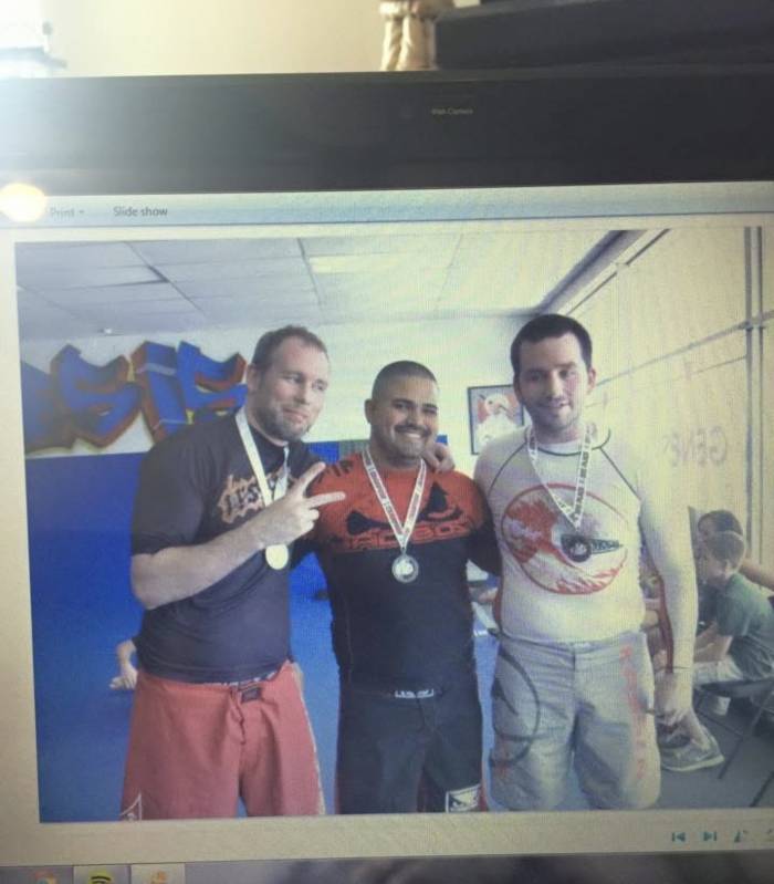 White belt days. Genesis Jiu Jitsu in house tournament