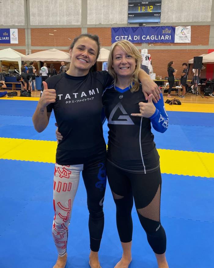 Meeting Michelle Nicolini at BJJ SummerWeek 2022