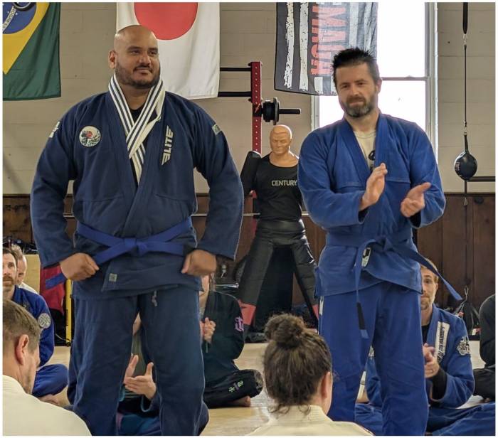 Blue belt · December 6, 2025 · Promoted by Luke Rinehart