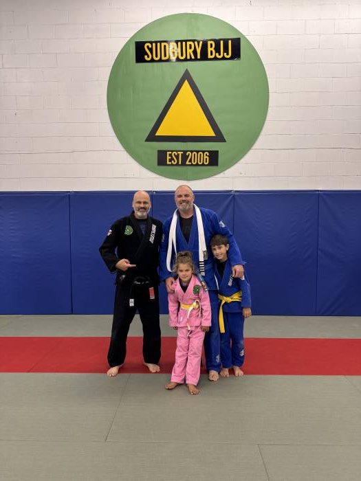 Getting my blue belt along side of my kids promotions was a great experience.