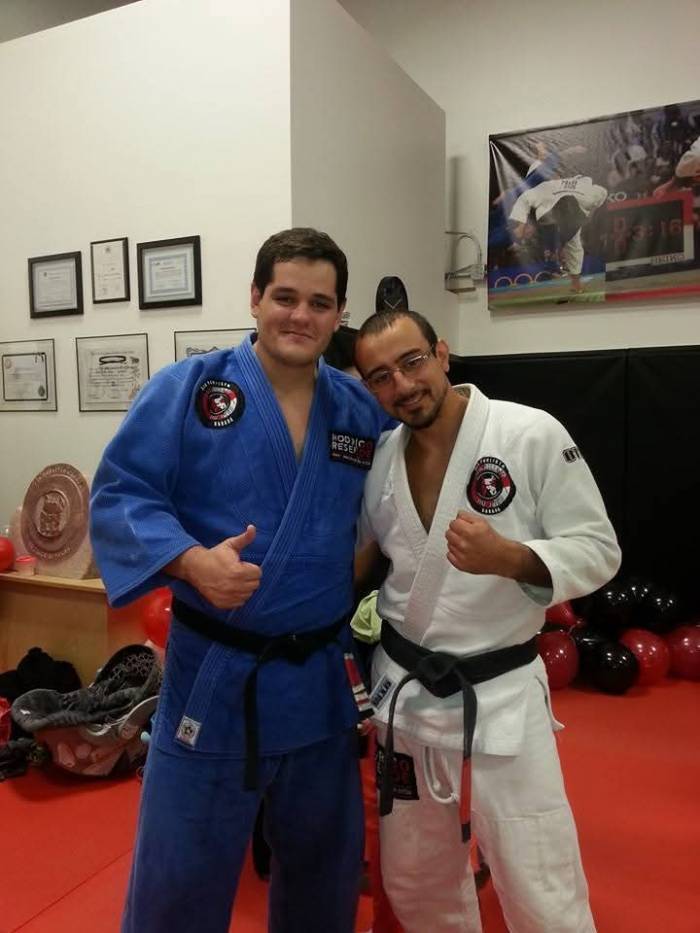 Me being promoted to black belt 2013.