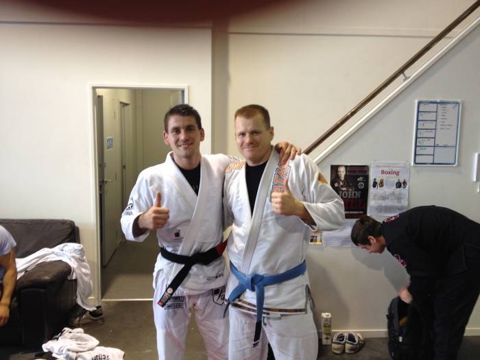 Blue belt · February 16, 2013 · Promoted by Steve Oliver