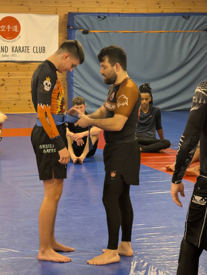 Blue belt · January 6, 2026 · Promoted by JULIAN GJESTVANG, Brasiliansk Jiu-Jitsu