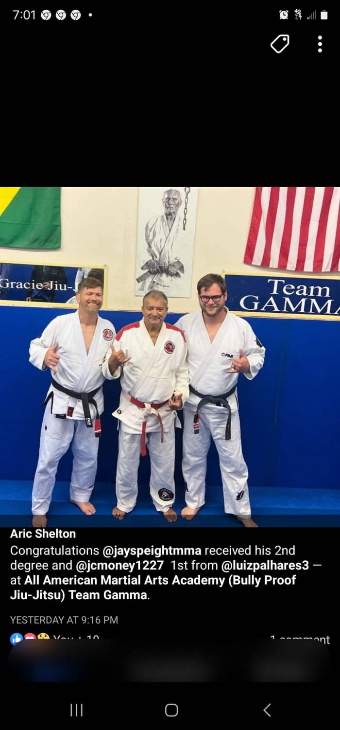 Black belt 1st degree · November 7, 2024 · Promoted by Luiz Palhares