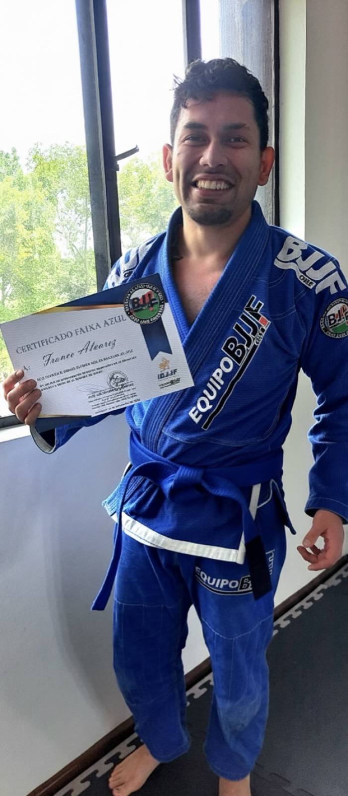 Blue belt · December 9, 2023 · Promoted by José luis figueroa