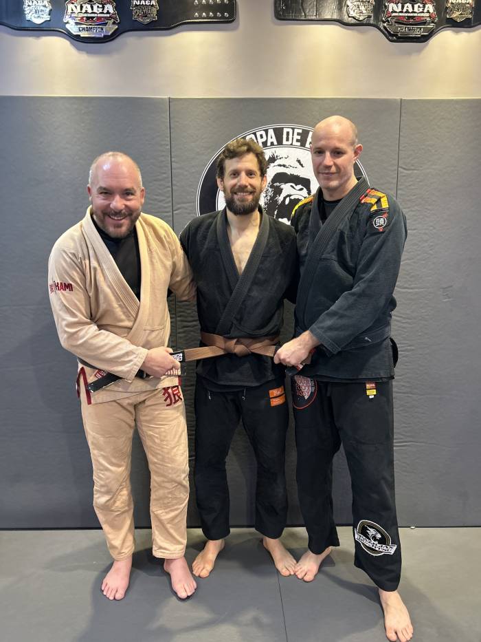 Brown belt · January 10, 2026 · Promoted by Hugo Février