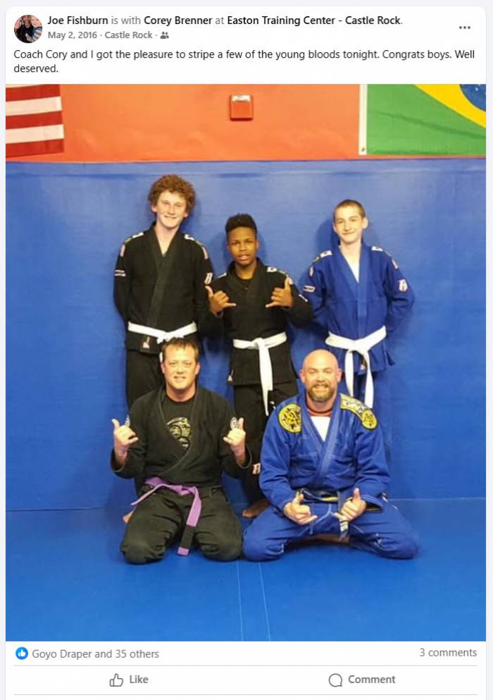 Blue belt · June 14, 2014 · Promoted by Wellington "Megaton" Dias