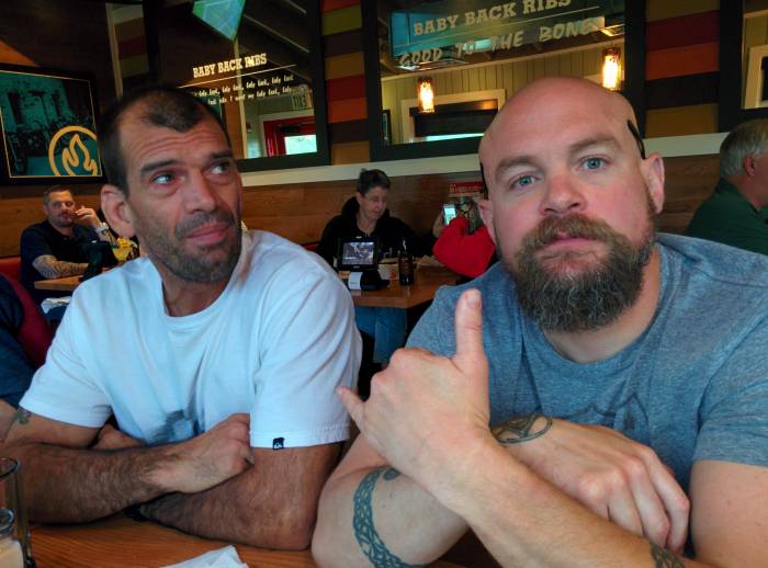 with Megaton after my June 14, 2014 blue belt promotion