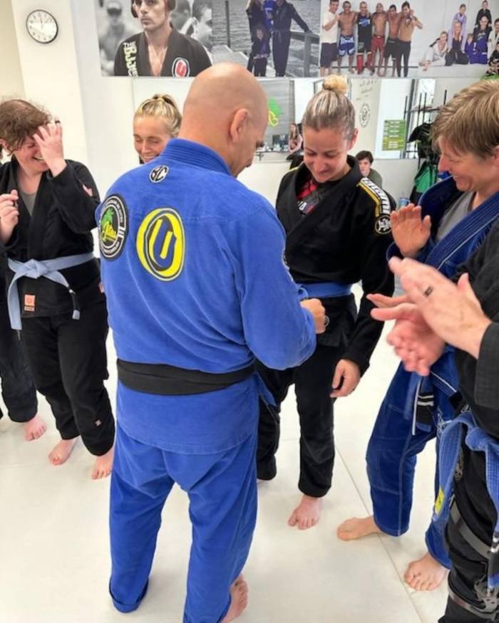 Blue belt · June 1, 2023 · Promoted by Jessica Cherman