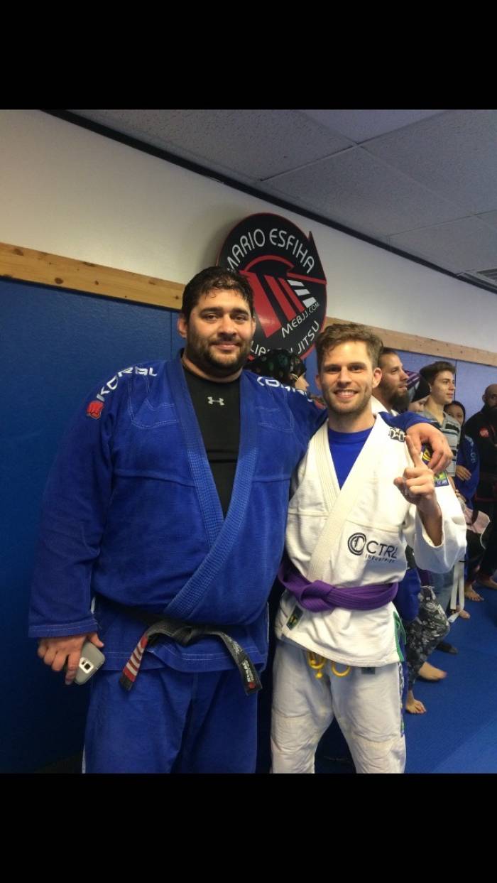 Purple belt · March 12, 2016 · Promoted by Mario Esfiha