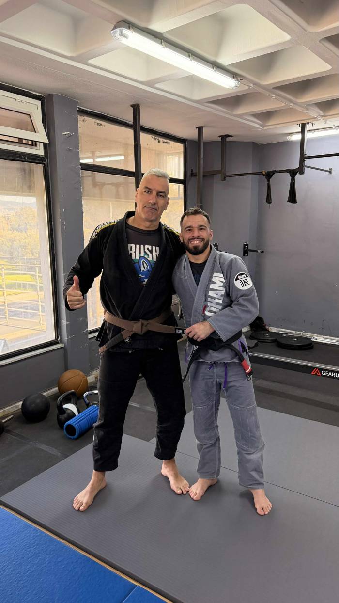 Brown belt · January 10, 2026 · Promoted by Lampos Kostas