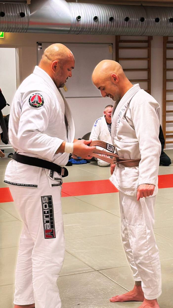 Brown belt · January 13, 2026 · Promoted by Iran Mascarenhas