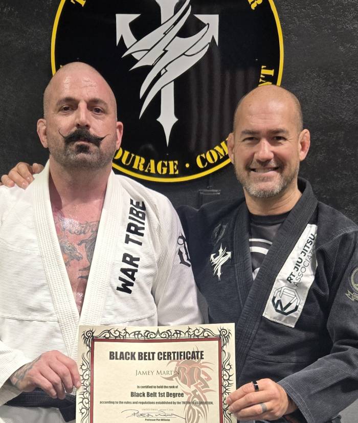 Black belt 1st degree · January 7, 2026 · Promoted by Piet Wilhelm