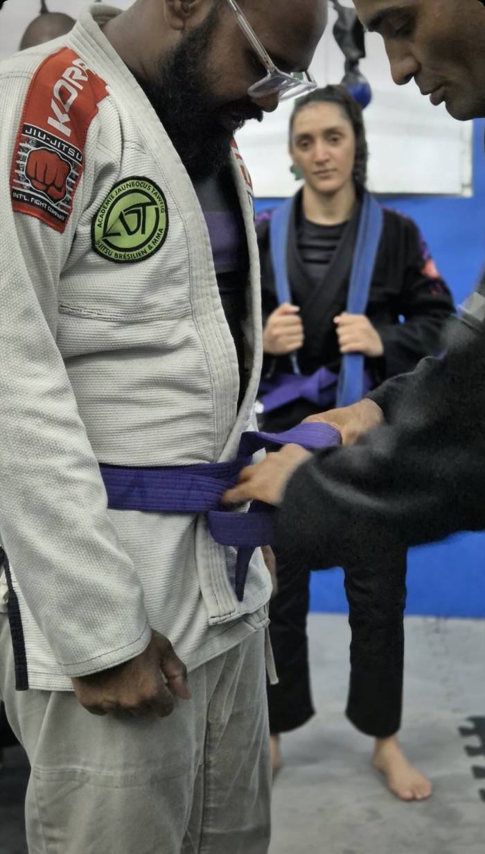 Purple belt · January 15, 2026 · Promoted by Tawfiq Jaunbocus