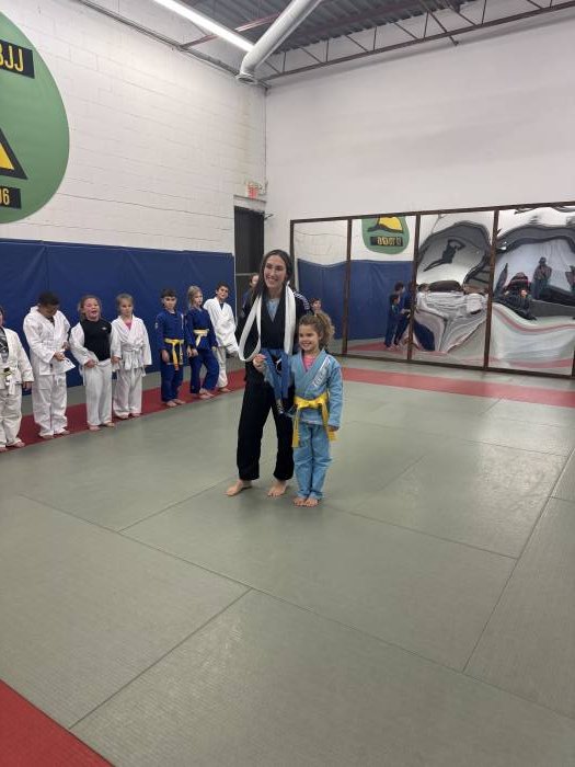 My blue belt promotion along with my daughter's promotion was a special day :)