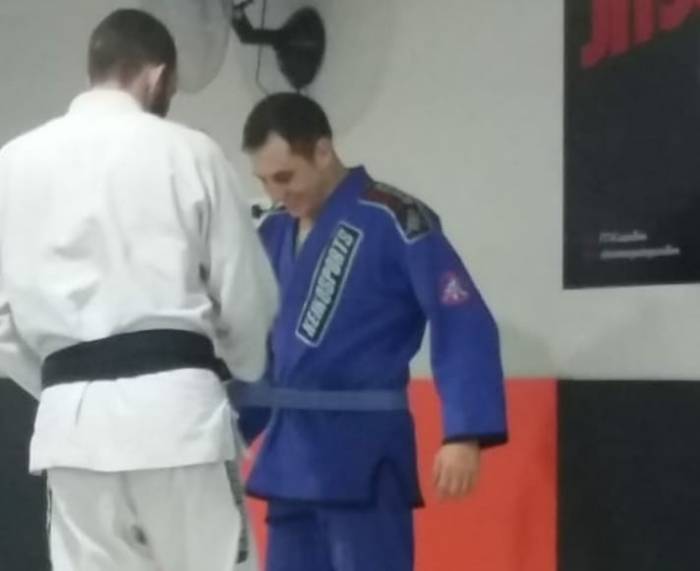 Blue belt · January 10, 2018 · Promoted by Rodolfo Barcellos