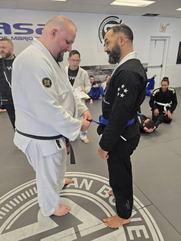 Blue belt · March 25, 2025 · Promoted by Ryan Bowen