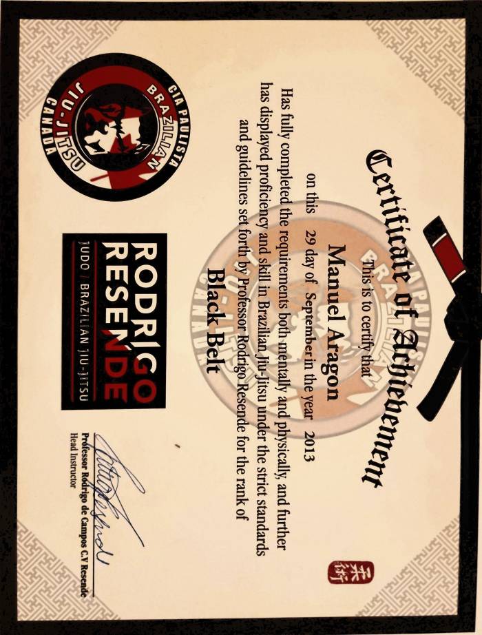Black belt · September 29, 2013 · Promoted by Rodrigo Resende