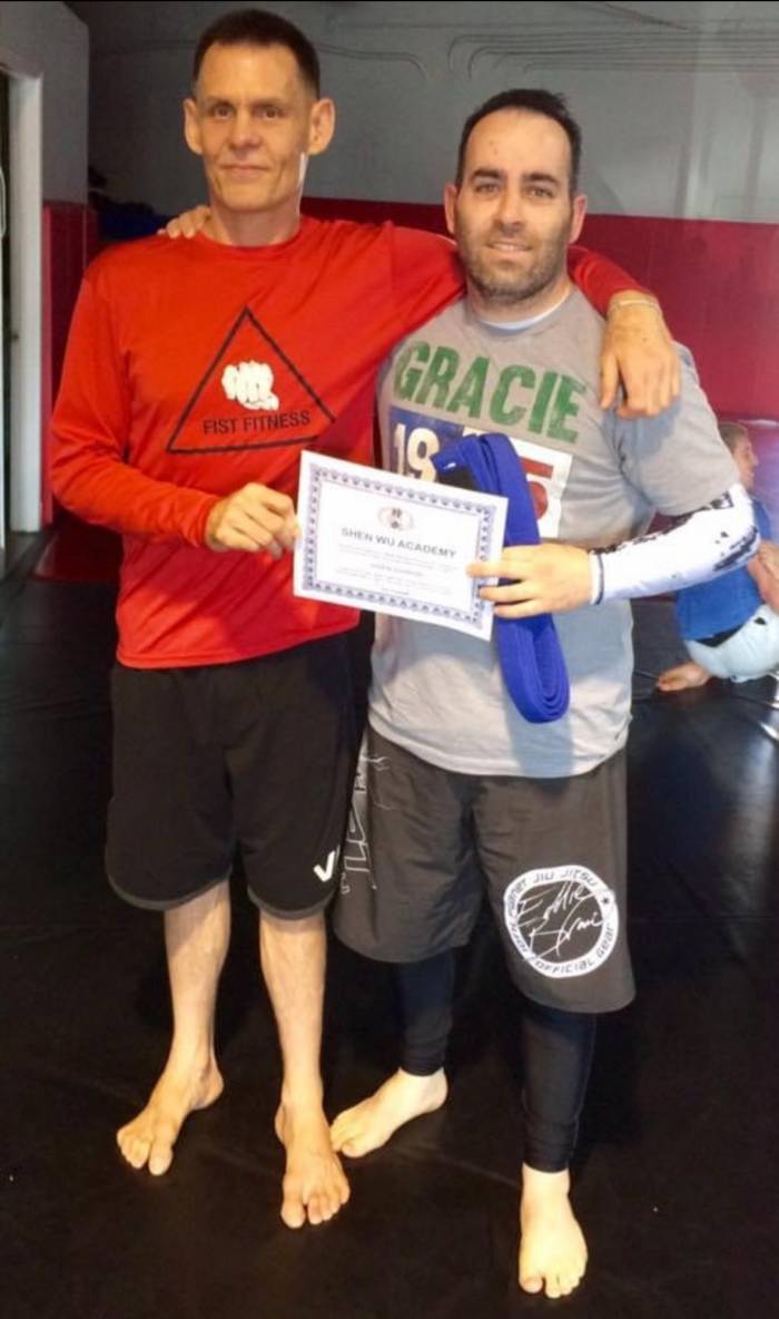 Blue belt · July 2, 2016 · Promoted by Tim Cartmell