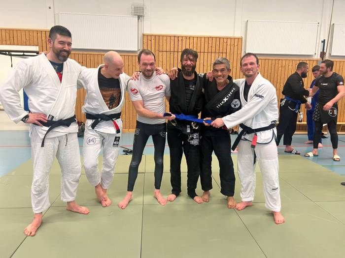 Blue belt · January 24, 2026 · Promoted by Felix Adler