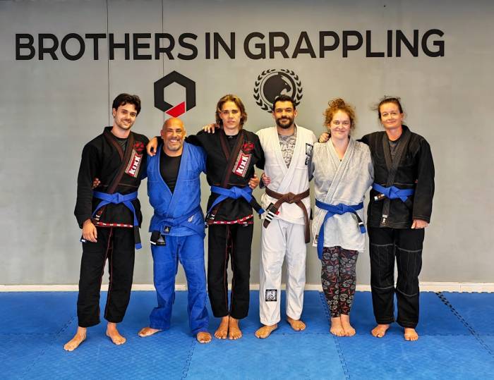 First Gi class as blue belt 😁