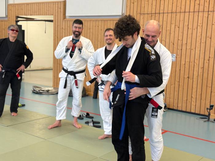Blue belt · January 24, 2026 · Promoted by Marco Raphael