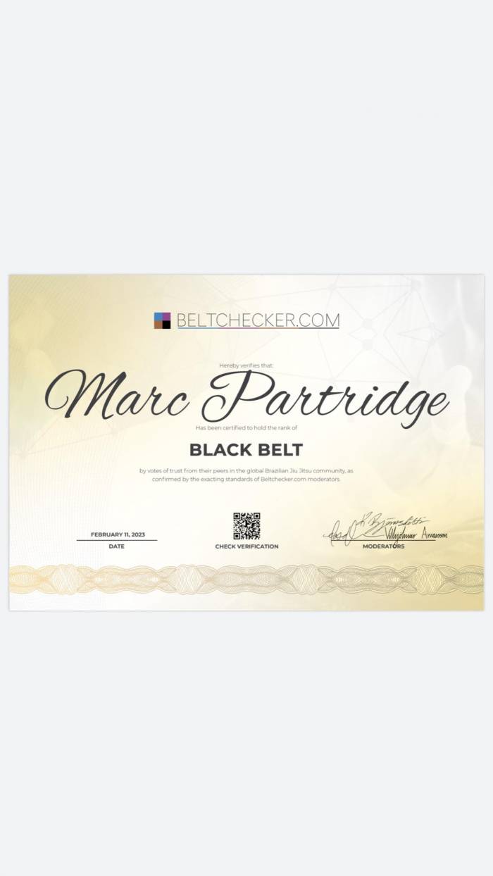 Black belt · December 20, 2022 · Promoted by Dom Szikora