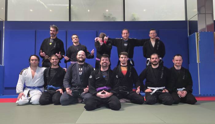 Purple belt · December 27, 2025 · Promoted by Pedro Gonzales (Gracie Barra) and confirmed by Jeroen Tanis (Inventive BJJ)