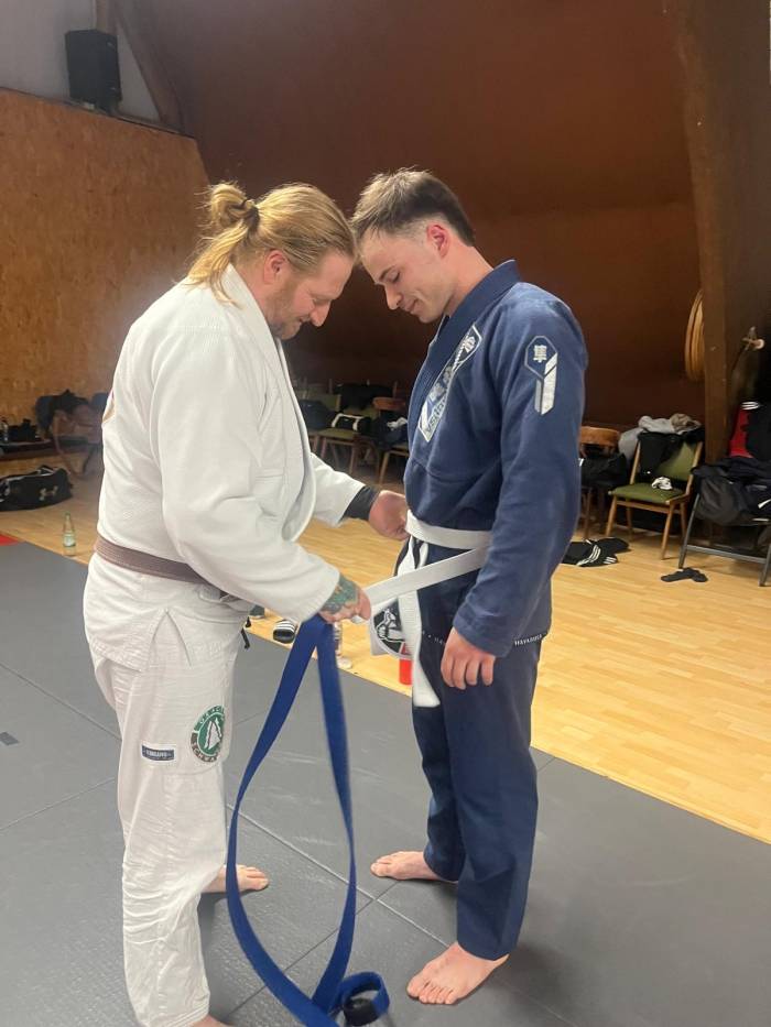 Blue belt · February 2, 2026 · Promoted by Mirco Wendt