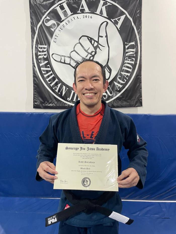 Black belt · February 3, 2026 · Promoted by Niko Handojoutomo