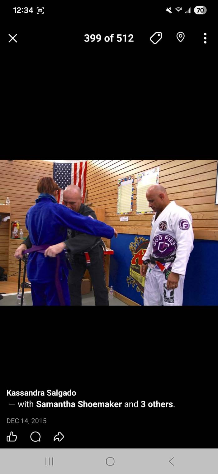 Purple belt · December 12, 2015 · Promoted by Mike Budnik
