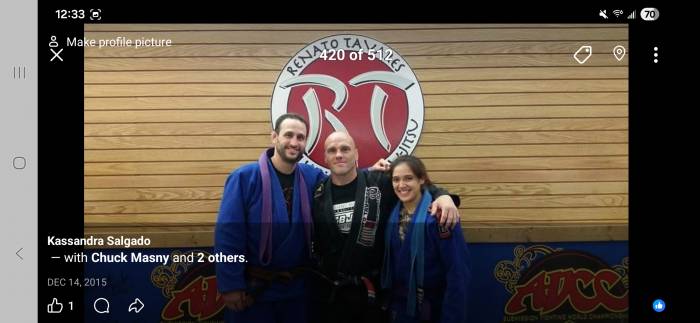 Purple belt · December 12, 2015 · Promoted by Mike Budnik