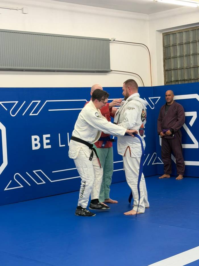 Blue belt · February 10, 2026 · Promoted by Philipp Popp