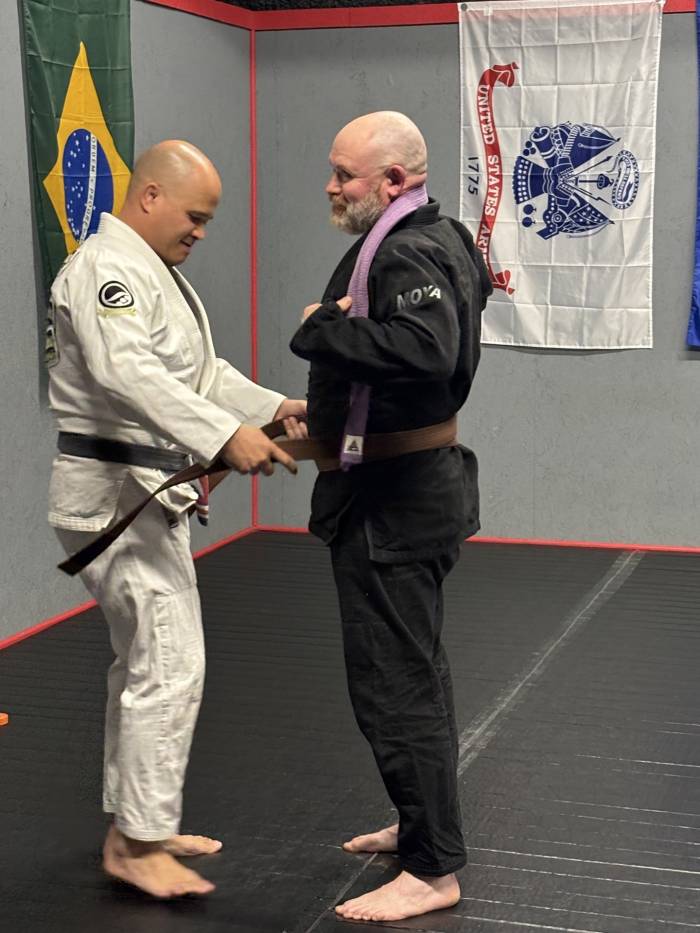 Brown belt · January 14, 2026 · Promoted by Anthony Cruz