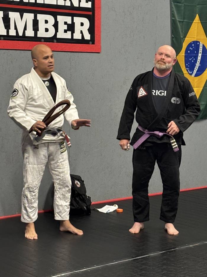 Brown belt · January 14, 2026 · Promoted by Anthony Cruz