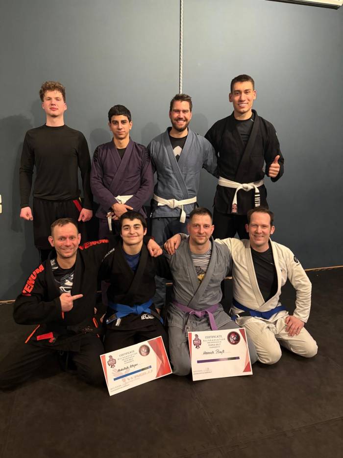 Blue belt · January 12, 2026 · Promoted by Constantin Hayn