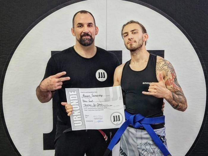 Blue belt · July 13, 2024 · Promoted by Dominik Andres
