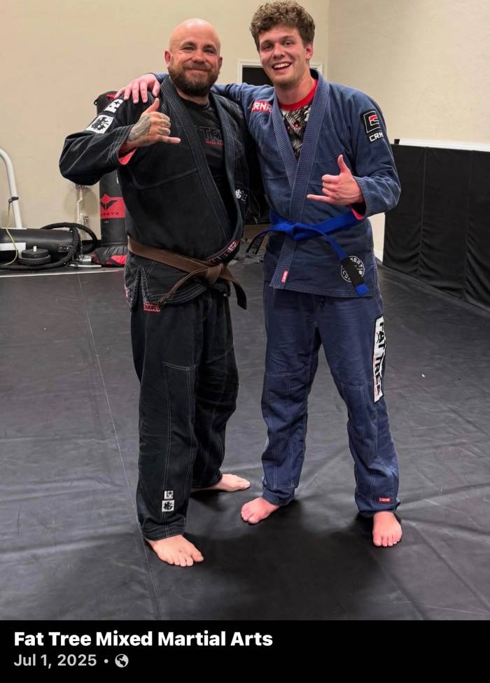 Blue belt · July 1, 2025 · Promoted by Brad Nordquist