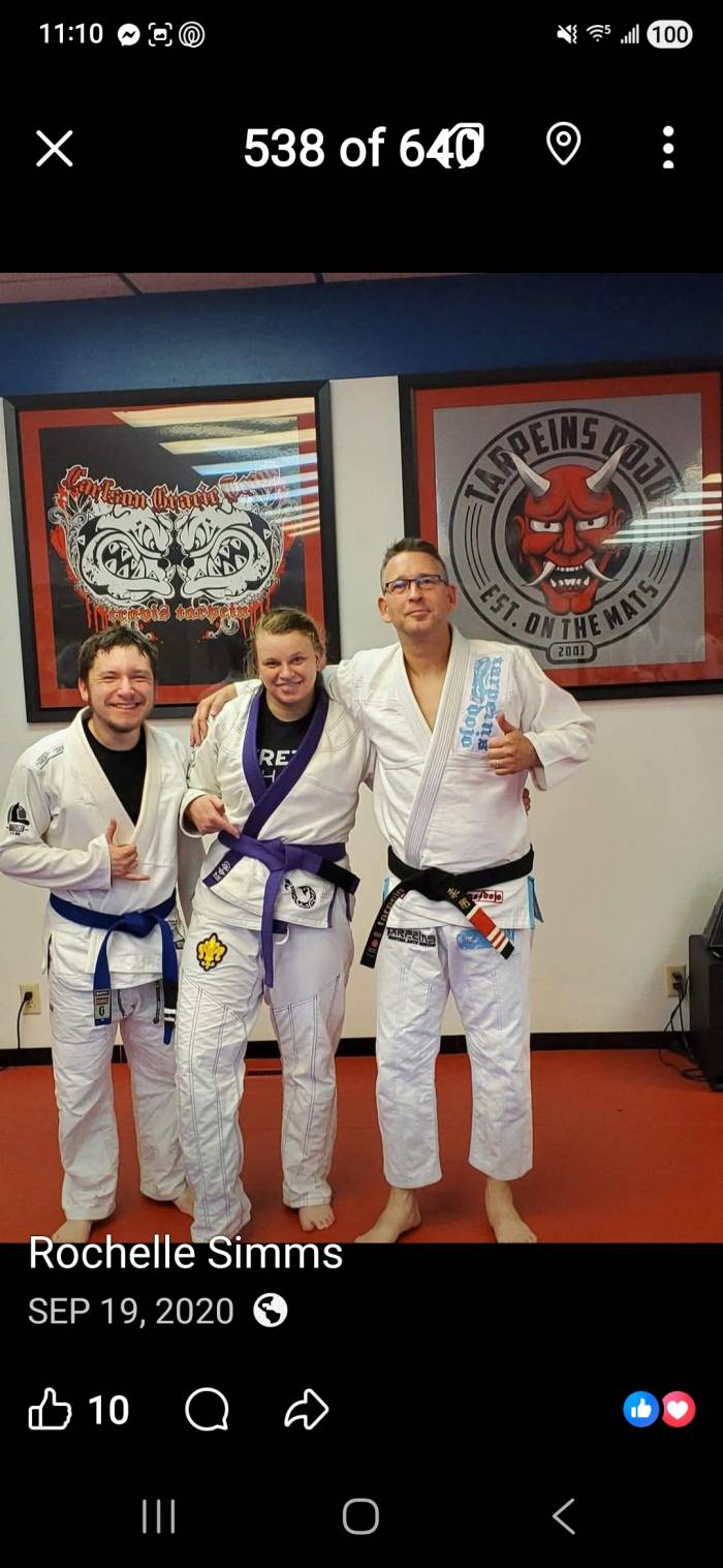 Purple belt · September 18, 2020 · Promoted by Travis Tarpein