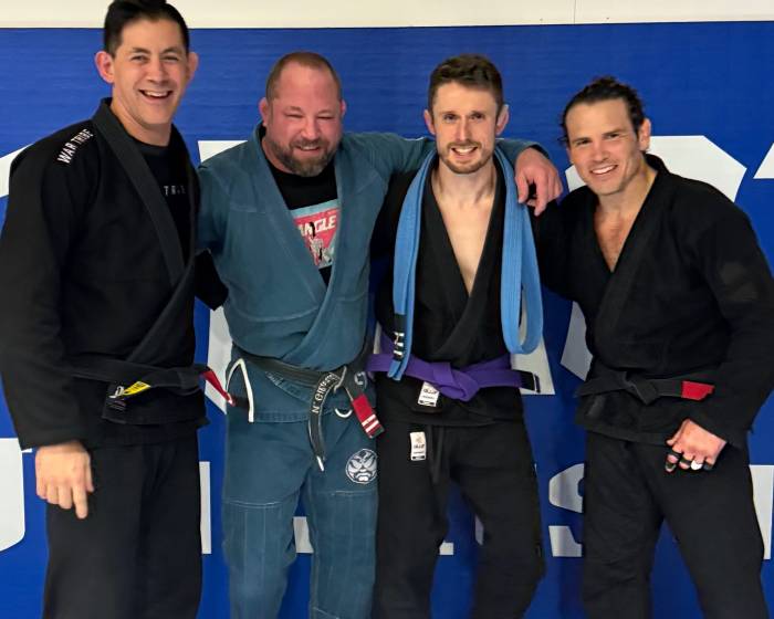 Purple belt · February 9, 2026 · Promoted by Nick Gilardi