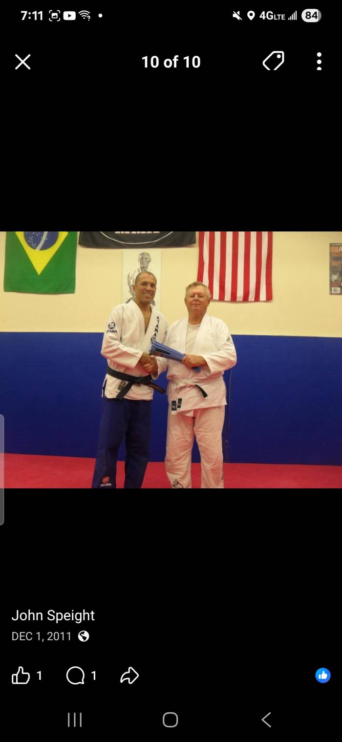 Blue belt · December 1, 2011 · Promoted by Royce Gracie