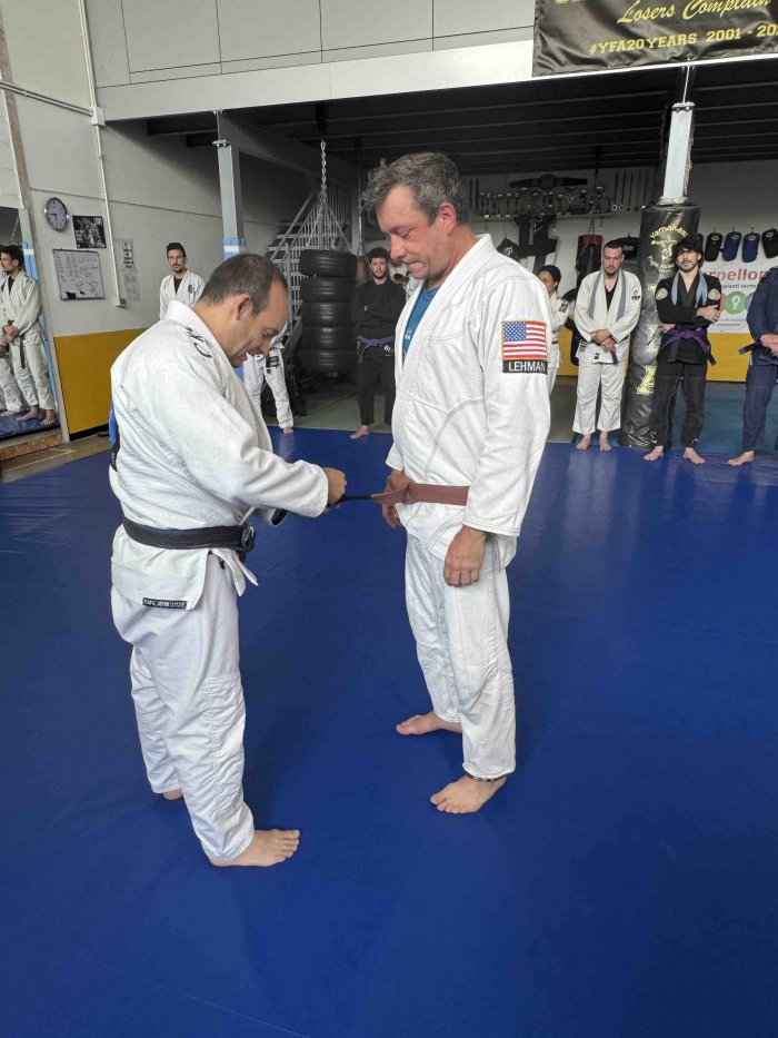 Brown belt · October 26, 2024 · Promoted by Matteo Cazzola
