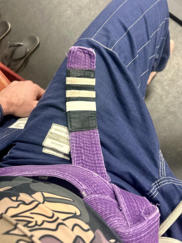 One for each year at purple belt 🤙🏼